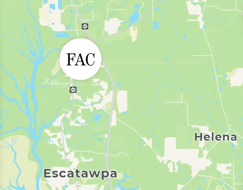 map image of where First Apostolic Church of Escatawpa is
